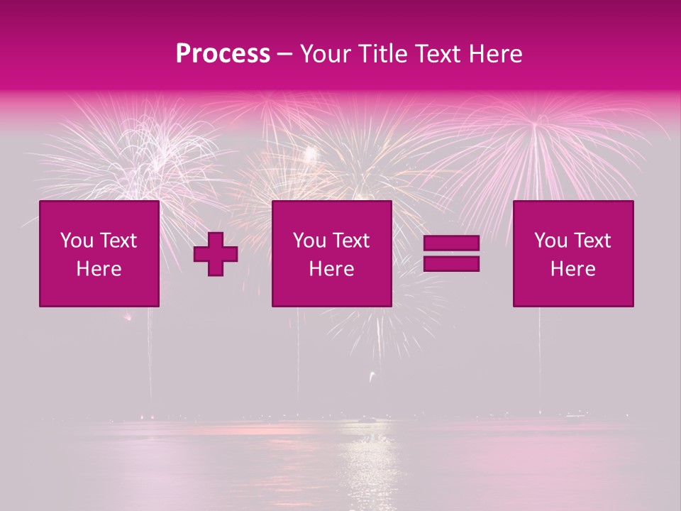 Independence Rockets Reflections PowerPoint Template