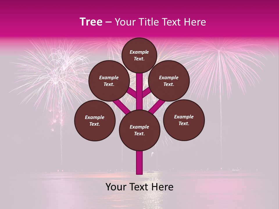 Independence Rockets Reflections PowerPoint Template