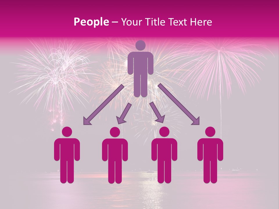 Independence Rockets Reflections PowerPoint Template