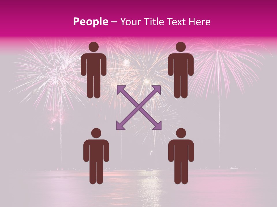 Independence Rockets Reflections PowerPoint Template