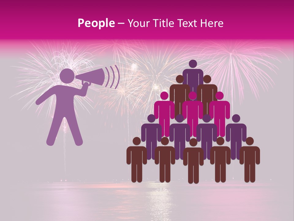 Independence Rockets Reflections PowerPoint Template