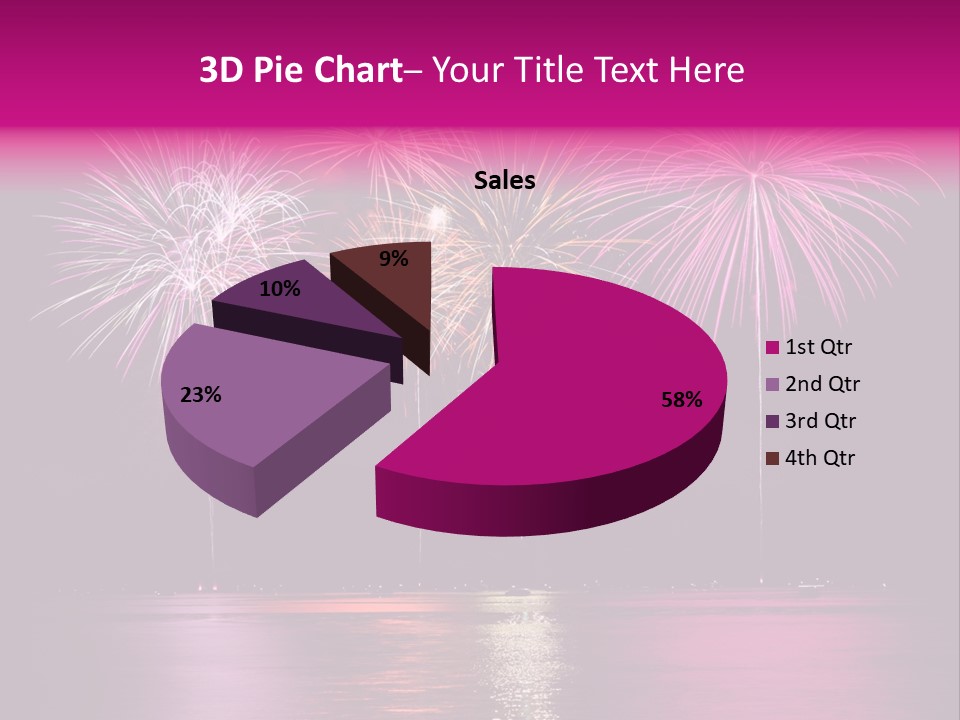 Independence Rockets Reflections PowerPoint Template