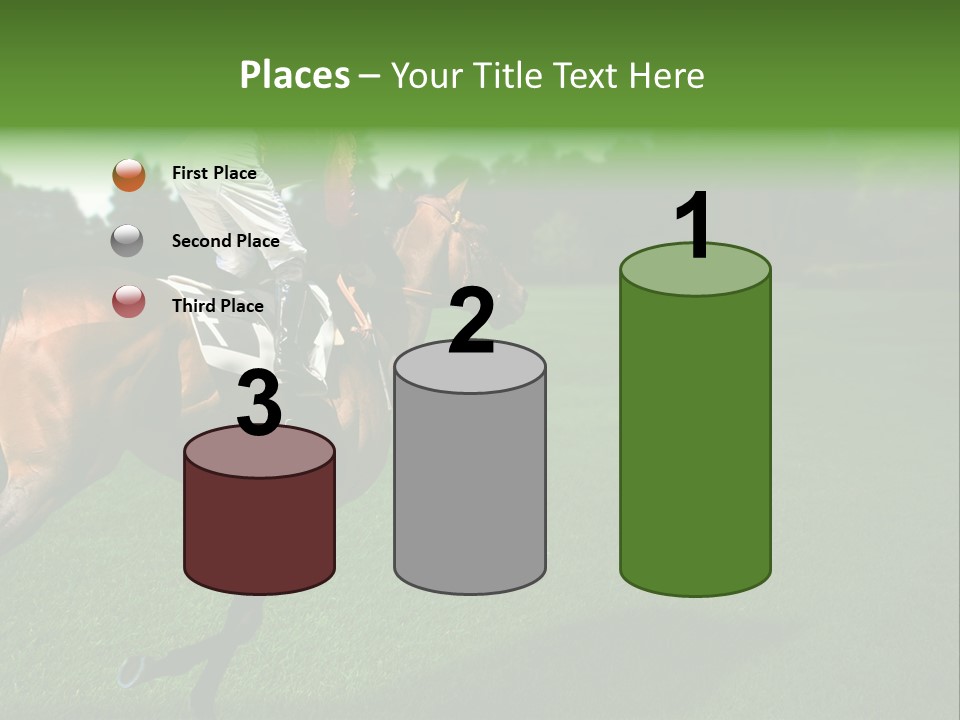 Competition Gambling Colors PowerPoint Template