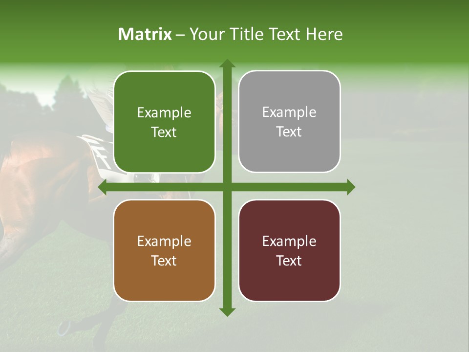 Competition Gambling Colors PowerPoint Template