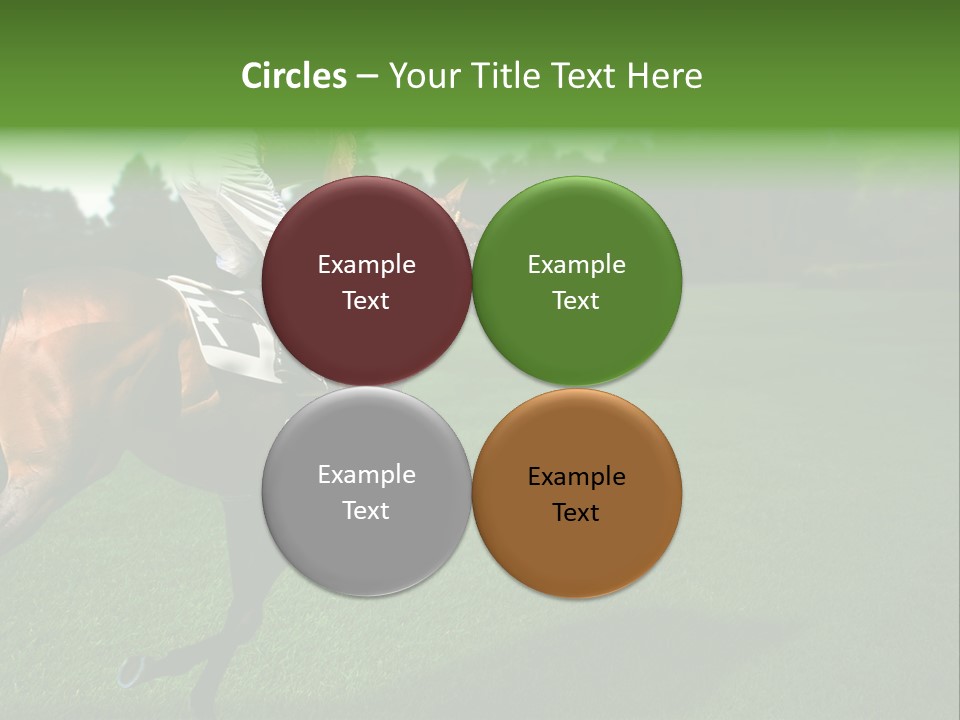 Competition Gambling Colors PowerPoint Template