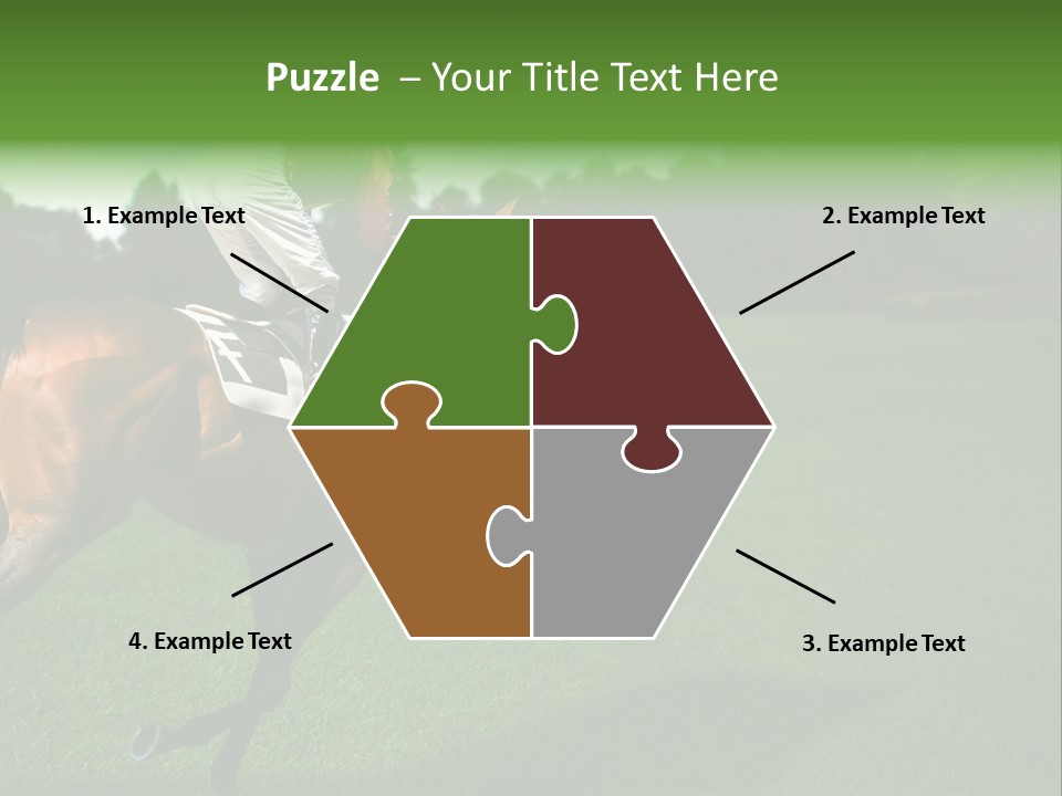 Competition Gambling Colors PowerPoint Template