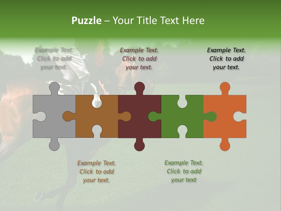 Competition Gambling Colors PowerPoint Template