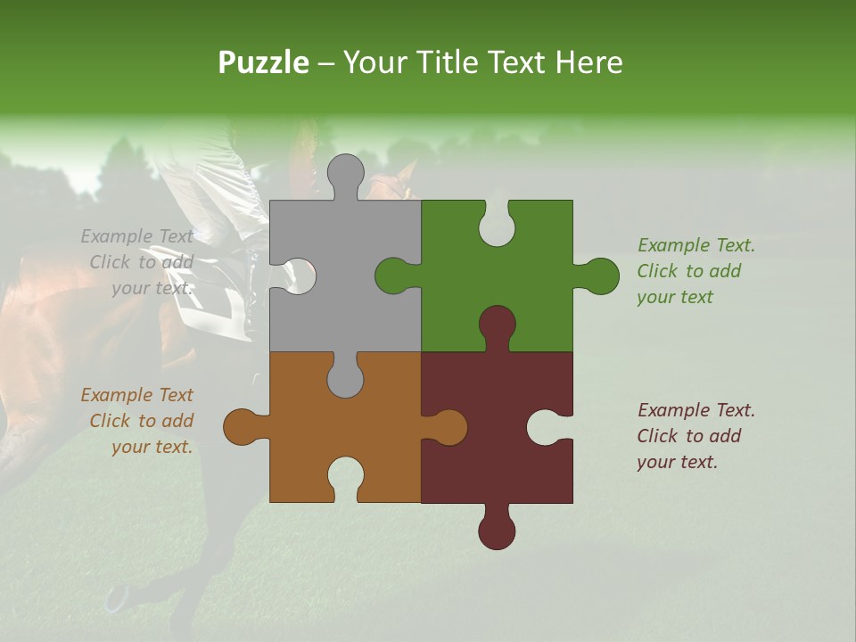 Competition Gambling Colors PowerPoint Template