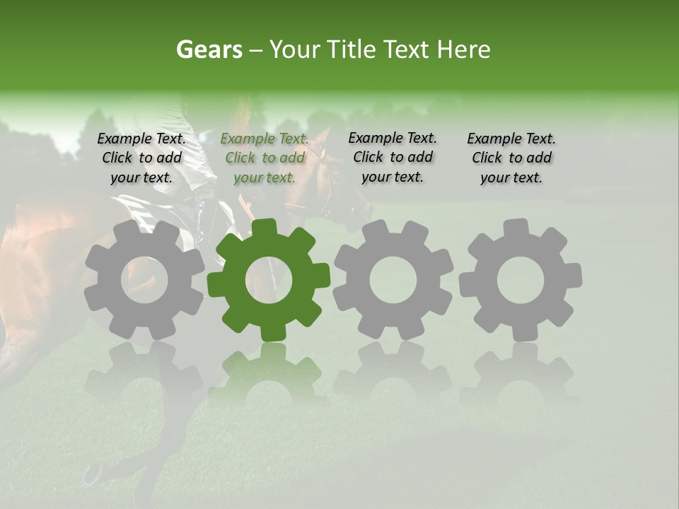 Competition Gambling Colors PowerPoint Template