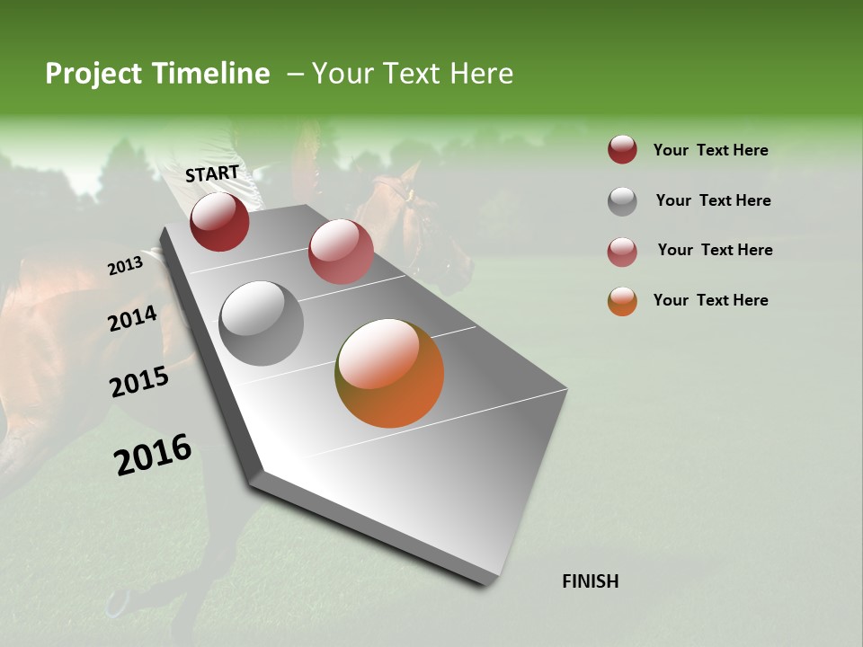 Competition Gambling Colors PowerPoint Template