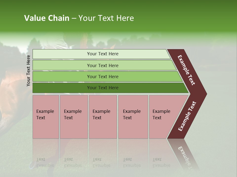 Competition Gambling Colors PowerPoint Template