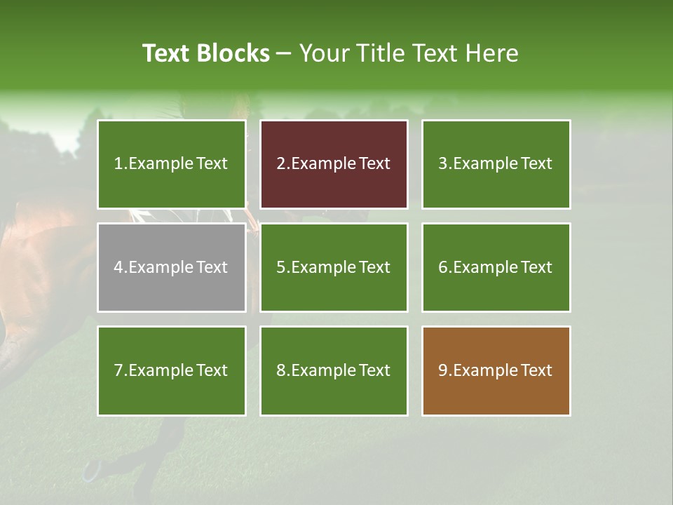 Competition Gambling Colors PowerPoint Template