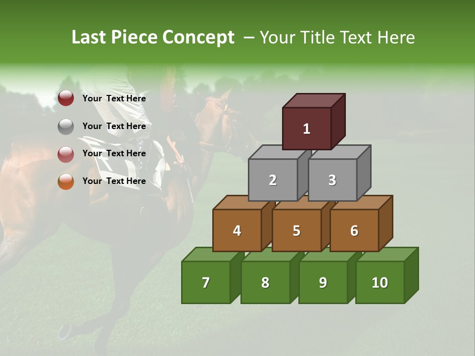 Competition Gambling Colors PowerPoint Template