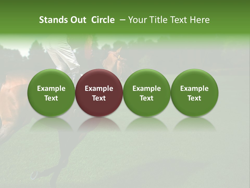 Competition Gambling Colors PowerPoint Template