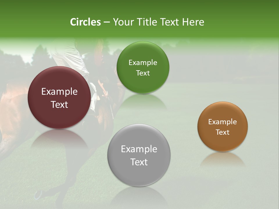 Competition Gambling Colors PowerPoint Template