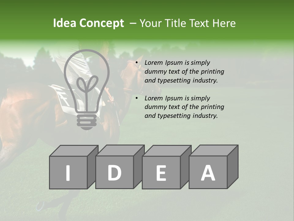 Competition Gambling Colors PowerPoint Template