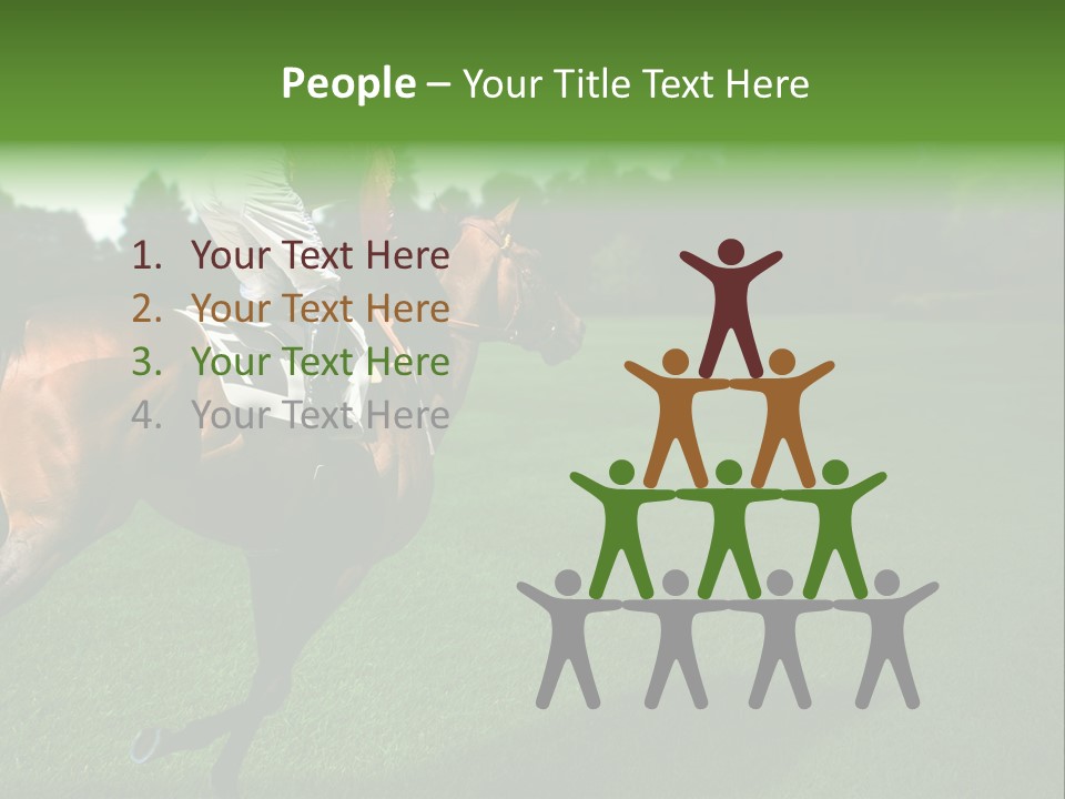 Competition Gambling Colors PowerPoint Template