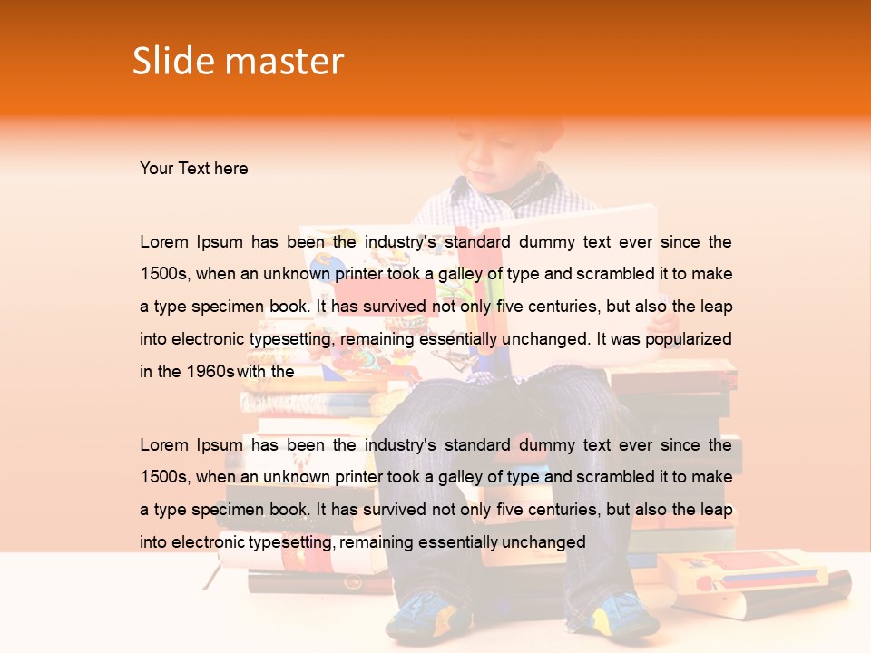 Reading Intellectual Classwork PowerPoint Template