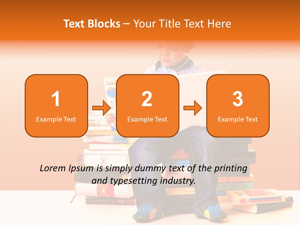 Reading Intellectual Classwork PowerPoint Template