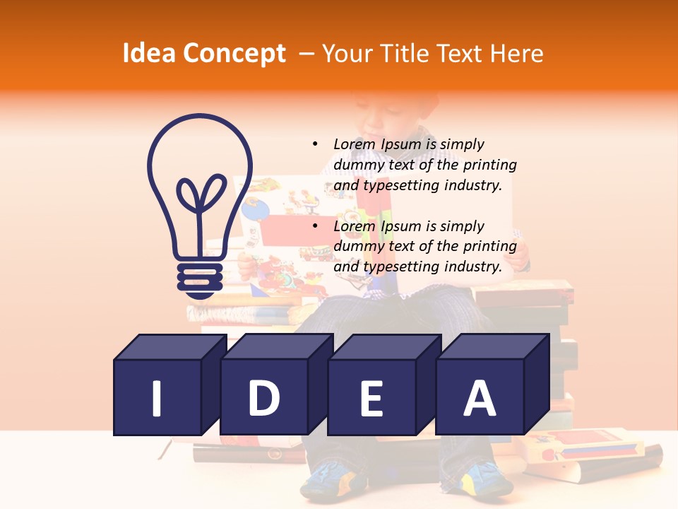 Reading Intellectual Classwork PowerPoint Template