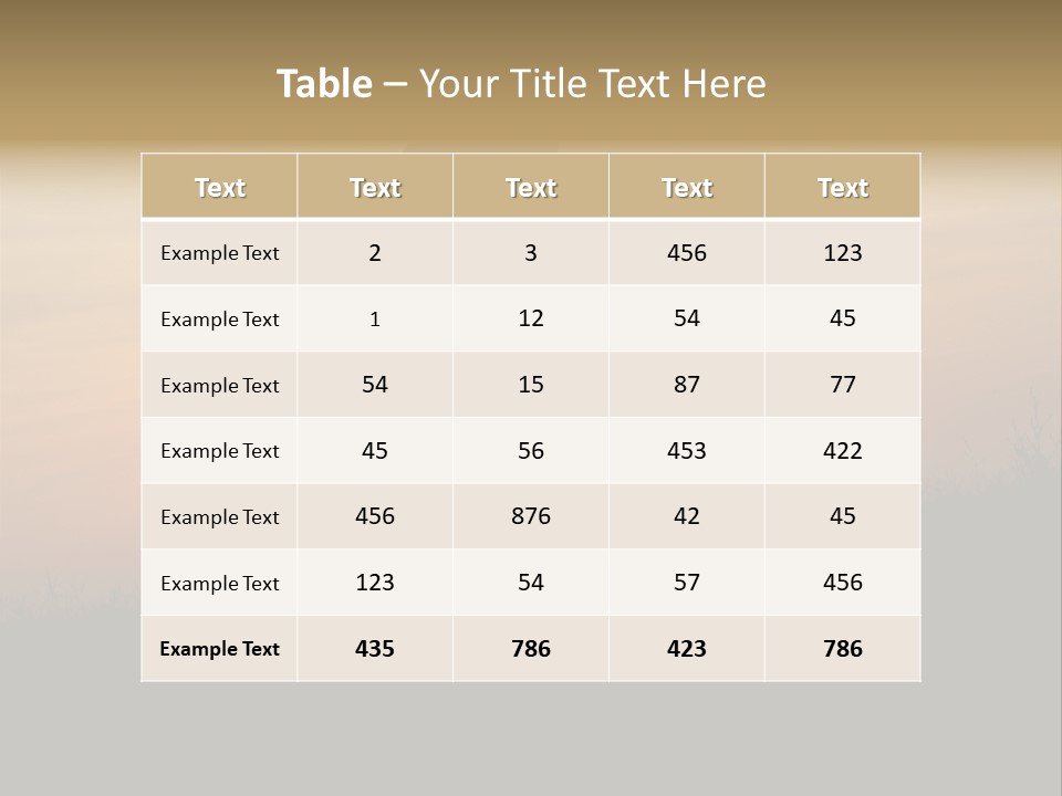 Cycling Silhouette Bike PowerPoint Template