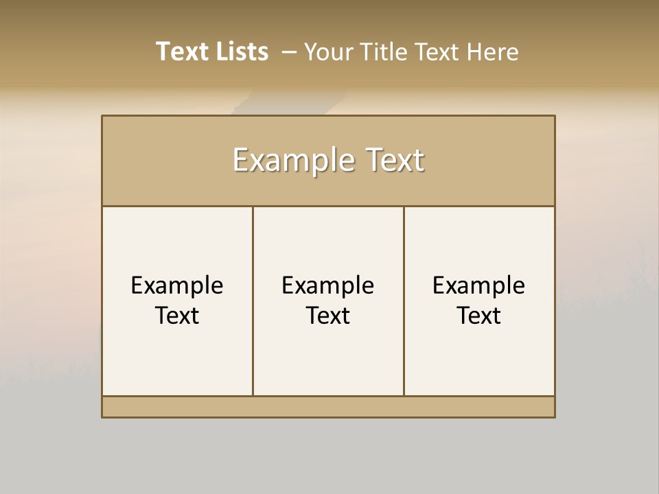Cycling Silhouette Bike PowerPoint Template