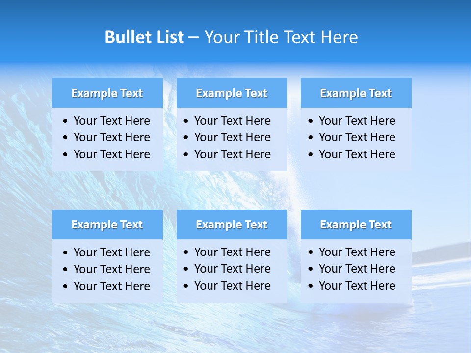 Surf Spray Splash PowerPoint Template