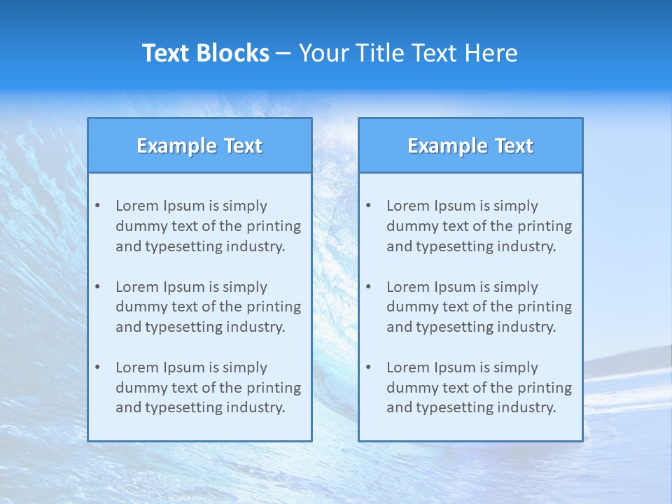 Surf Spray Splash PowerPoint Template