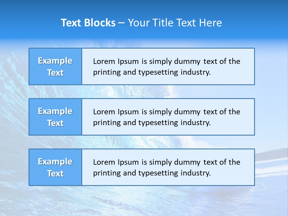 Surf Spray Splash PowerPoint Template