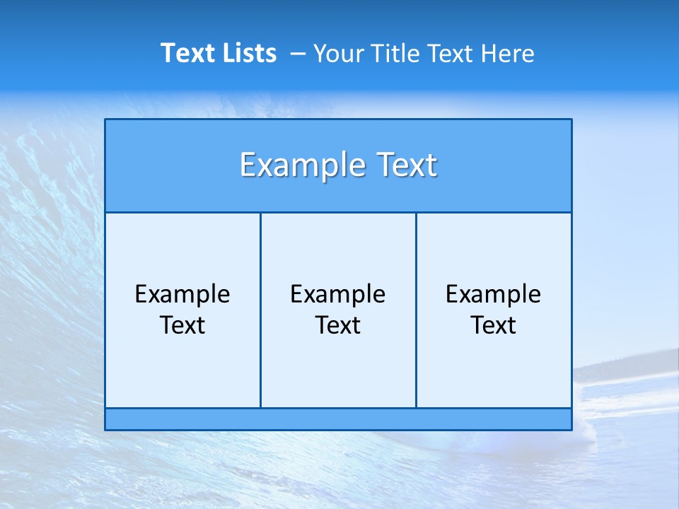 Surf Spray Splash PowerPoint Template