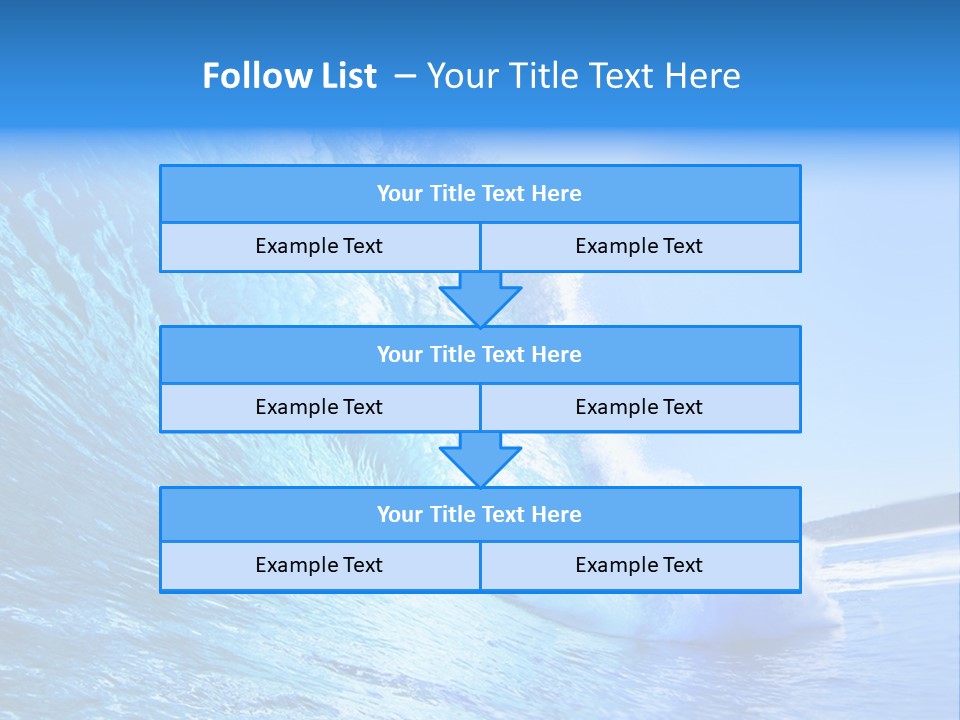Surf Spray Splash PowerPoint Template