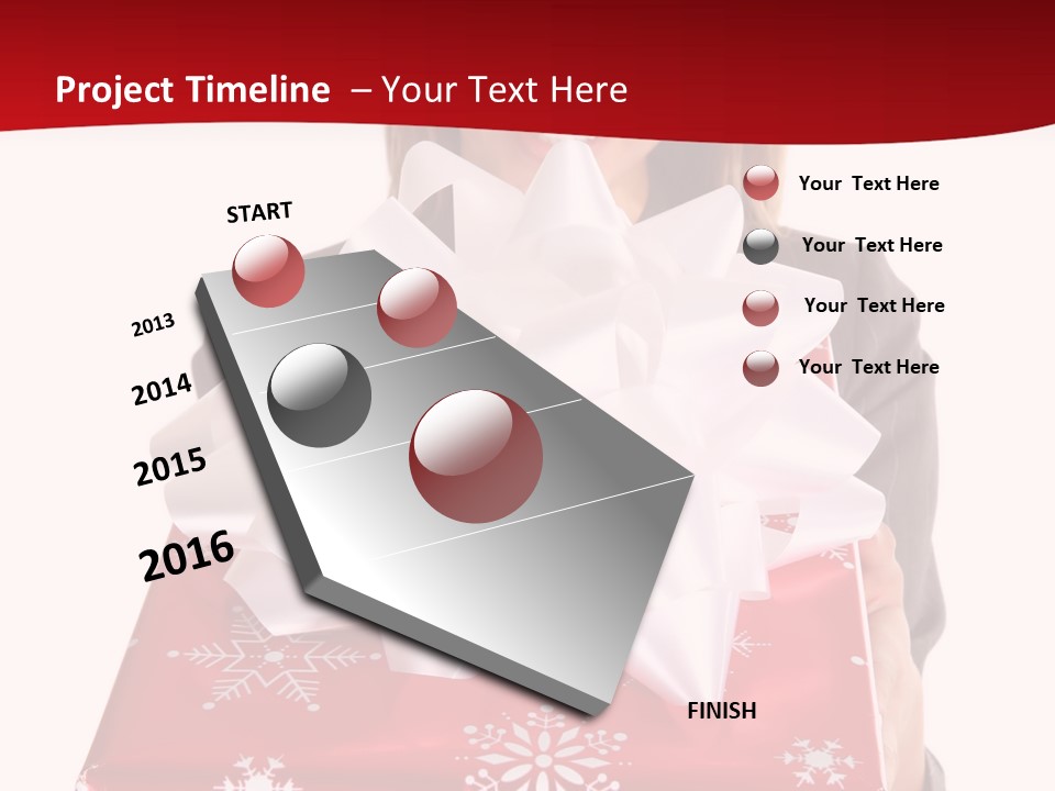 Give Finger Celebration PowerPoint Template