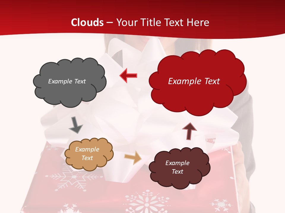 Give Finger Celebration PowerPoint Template
