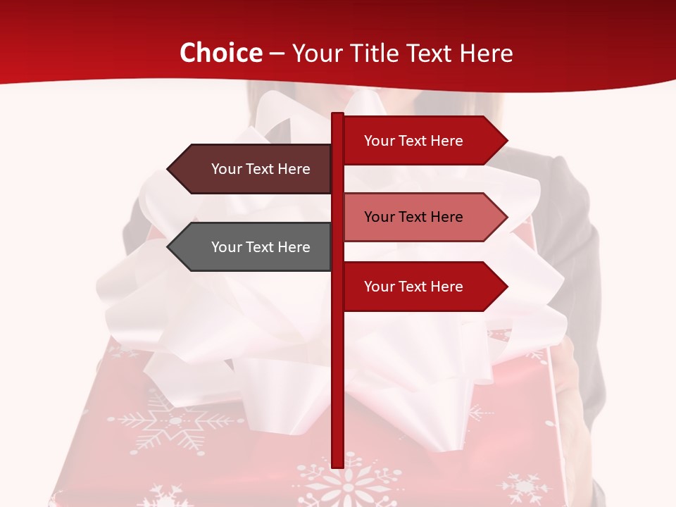 Give Finger Celebration PowerPoint Template
