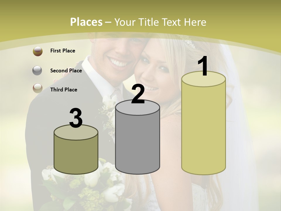 Bouquet Happiness Two PowerPoint Template