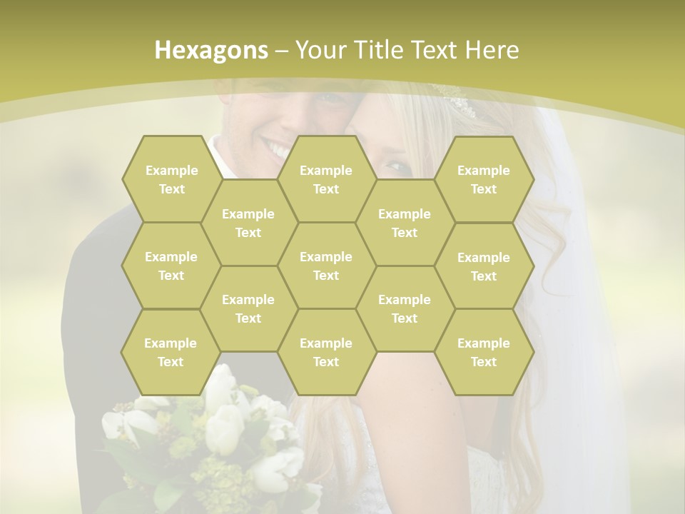 Bouquet Happiness Two PowerPoint Template