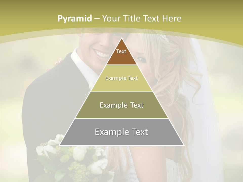 Bouquet Happiness Two PowerPoint Template