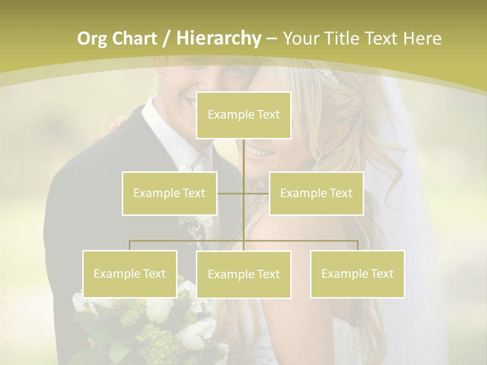 Bouquet Happiness Two PowerPoint Template