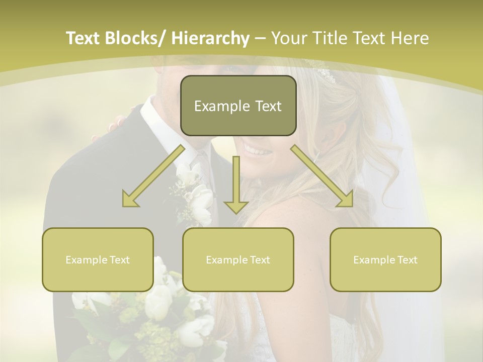 Bouquet Happiness Two PowerPoint Template