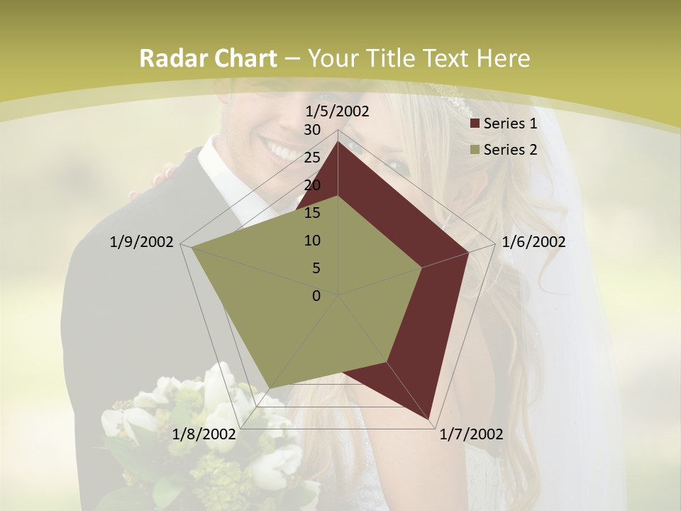 Bouquet Happiness Two PowerPoint Template