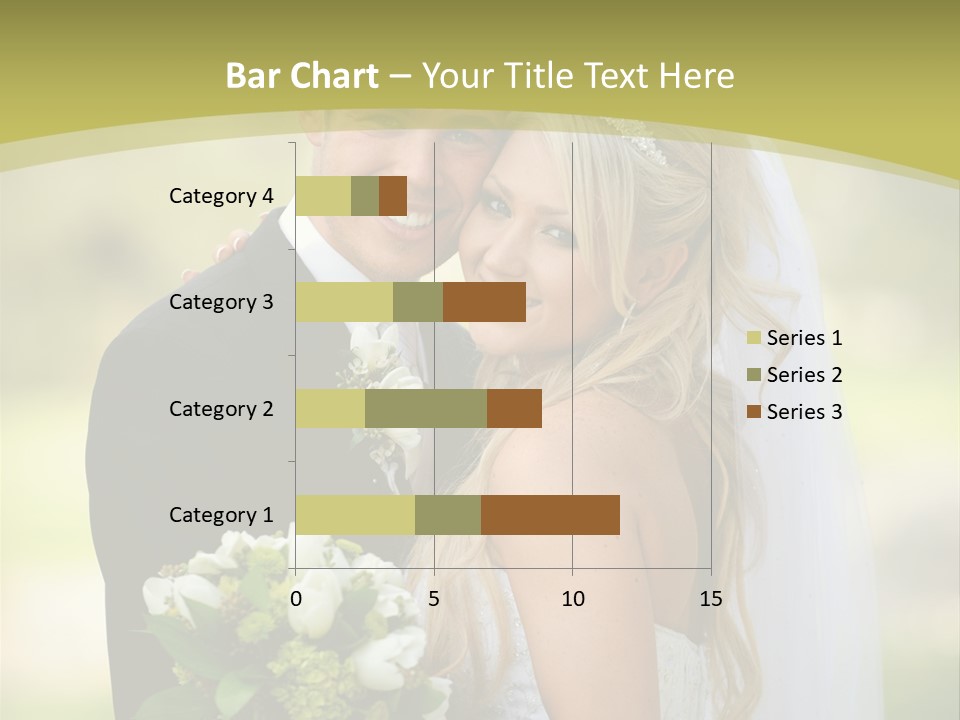 Bouquet Happiness Two PowerPoint Template