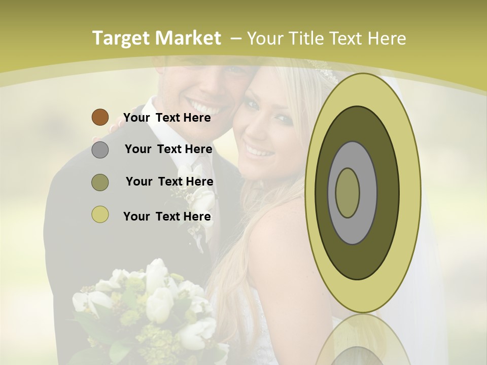 Bouquet Happiness Two PowerPoint Template