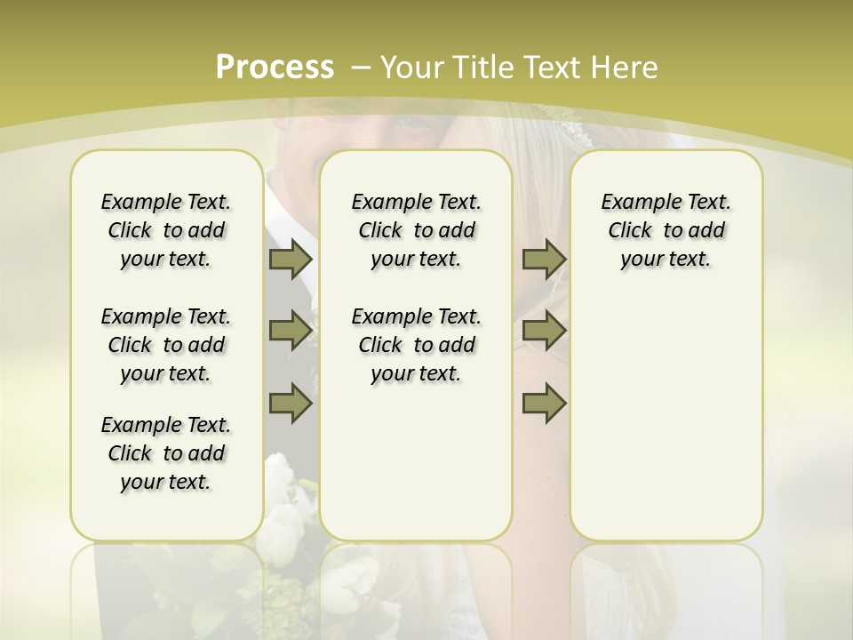 Bouquet Happiness Two PowerPoint Template