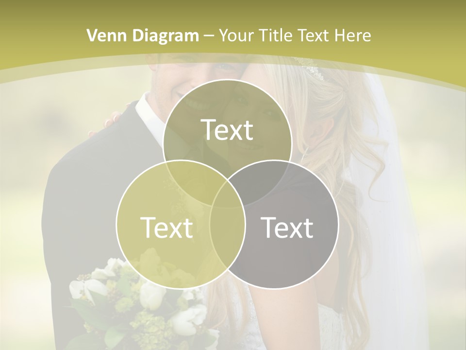 Bouquet Happiness Two PowerPoint Template