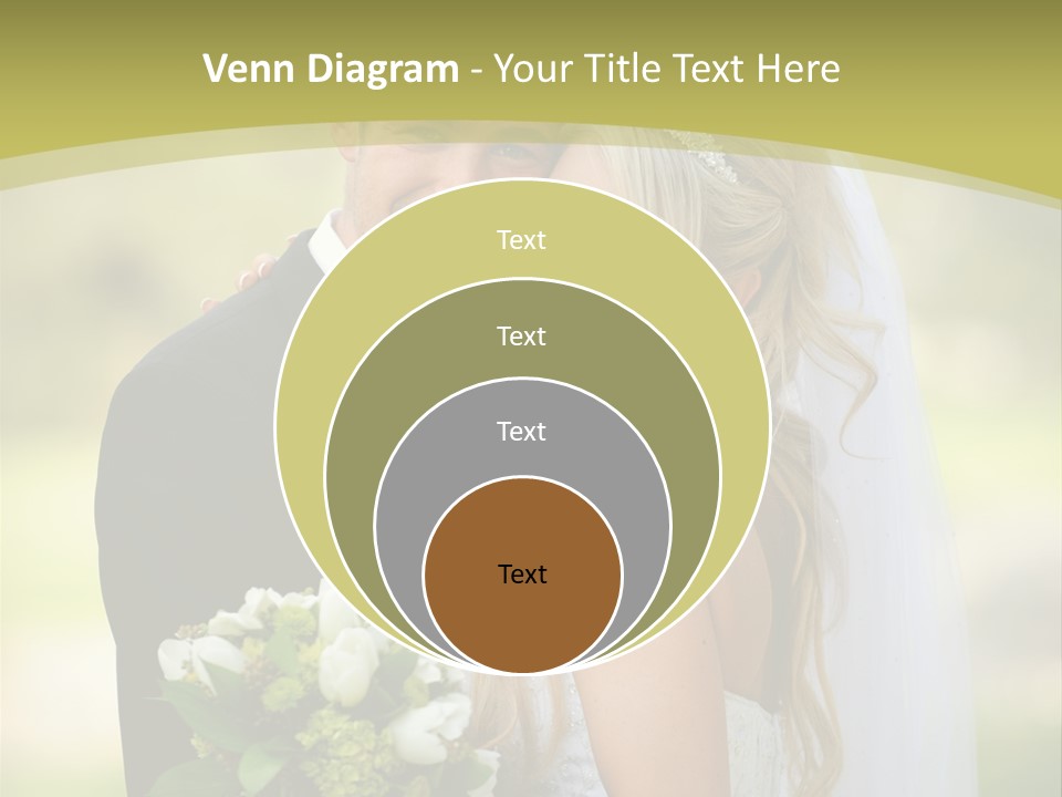 Bouquet Happiness Two PowerPoint Template