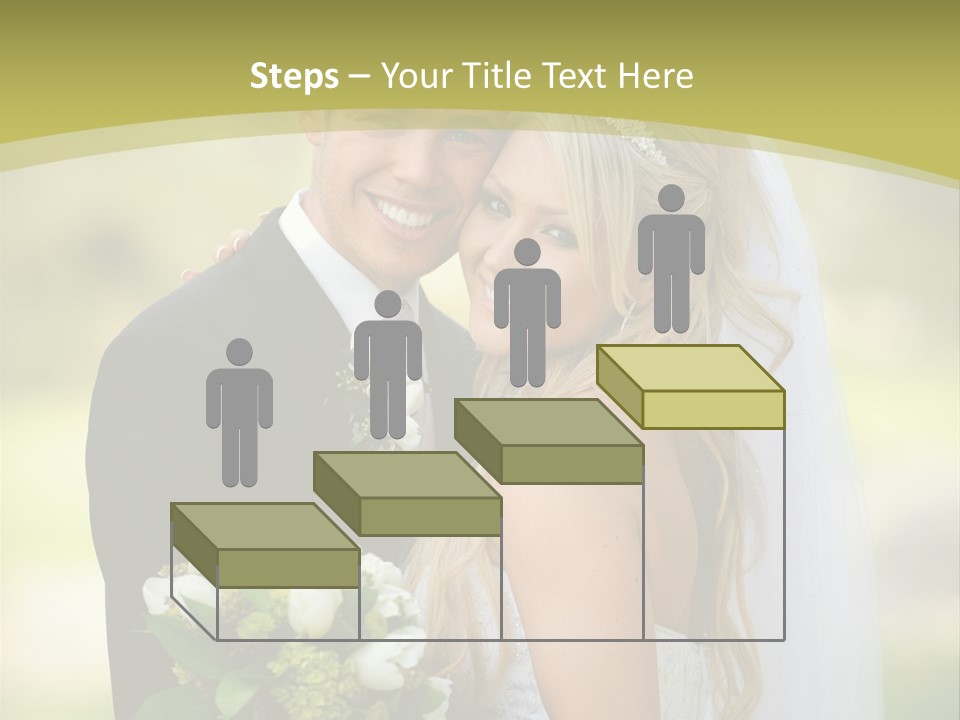 Bouquet Happiness Two PowerPoint Template