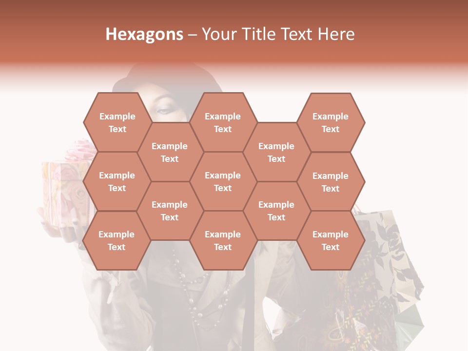 Smile Woman White PowerPoint Template