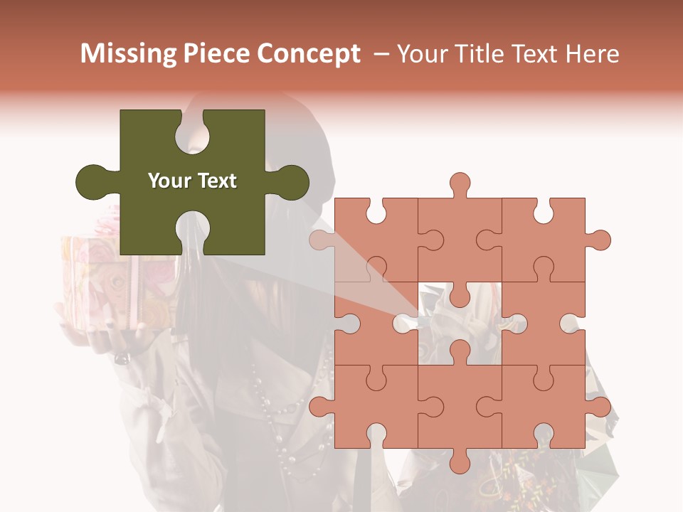 Smile Woman White PowerPoint Template