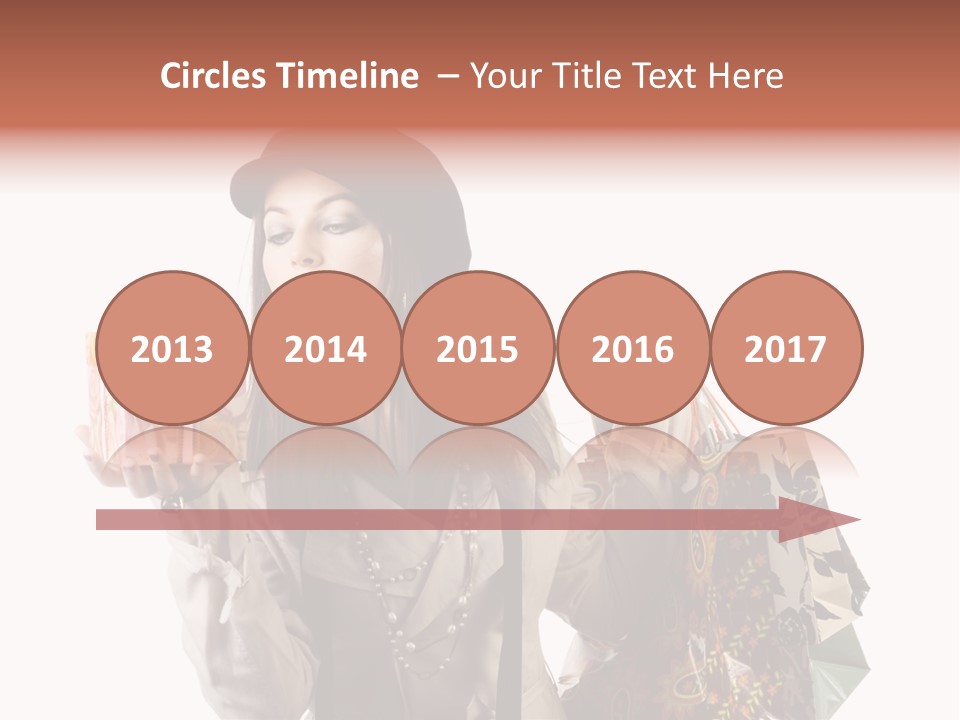 Smile Woman White PowerPoint Template