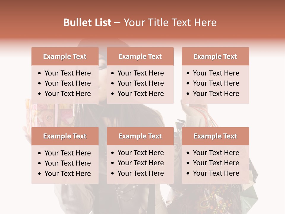 Smile Woman White PowerPoint Template